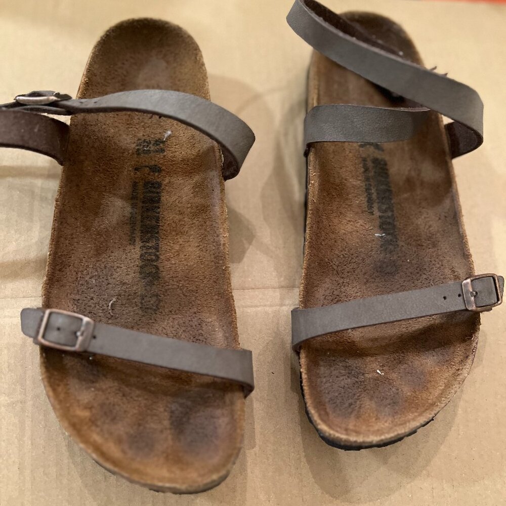 Birkenstock Daloa Ankle Strap Sandal Mocha Size 41